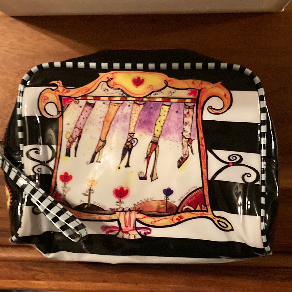 Wendy Costa Rod Rojas Vivid Garden of High Heels Cosmetic/Clutch bag